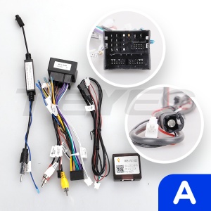 Комплект рамка и проводка Skoda Octavia 3 A7 2013-2018 10" (Тип A)