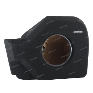 Короб стелс для сабвуфера на Lada Granta лифтбэк (10", в левое крыло, темно-серый)